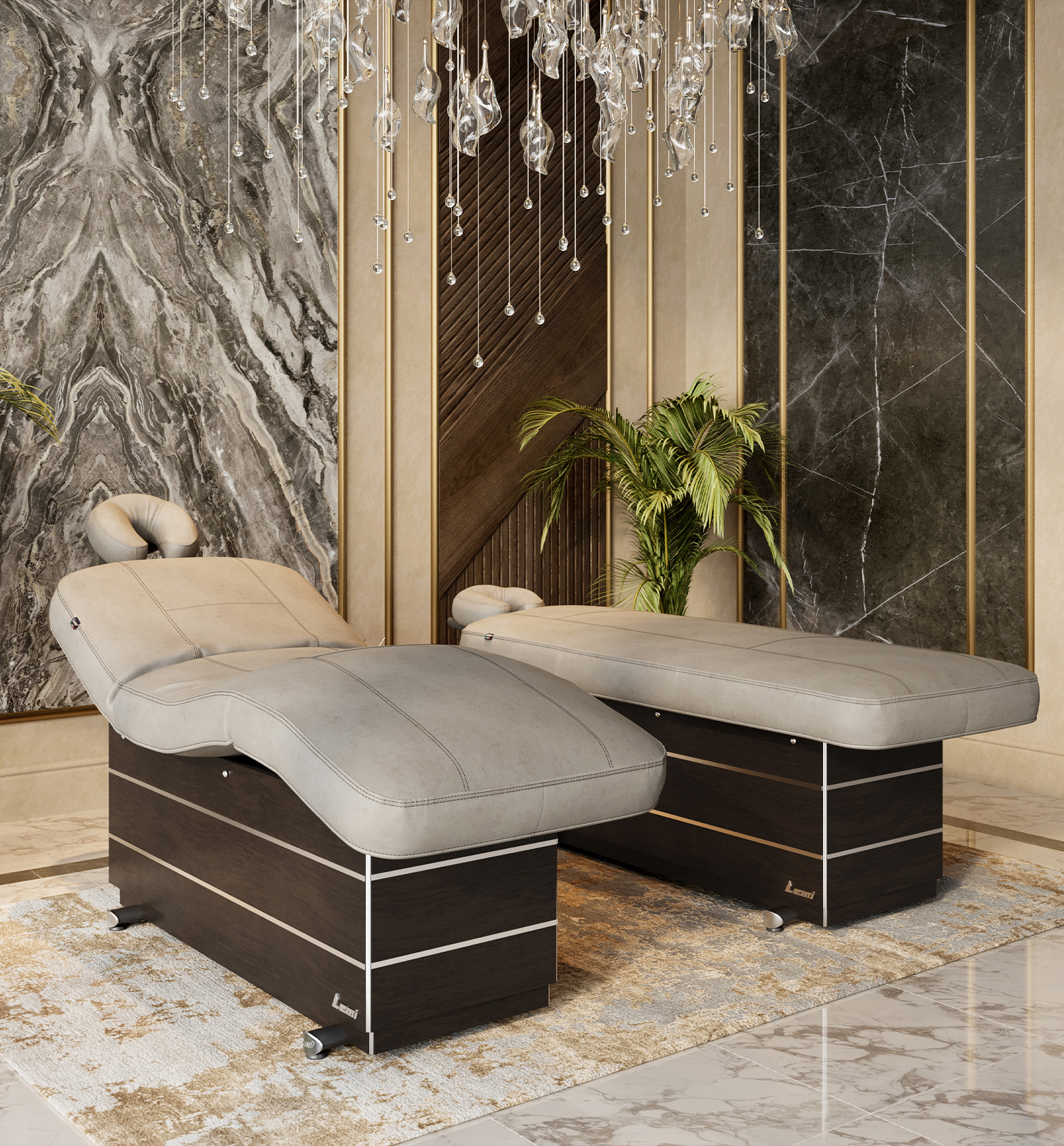 Spa massage tables \u0026 Esthetician beds | Lemispa EN, image size:1568x1690