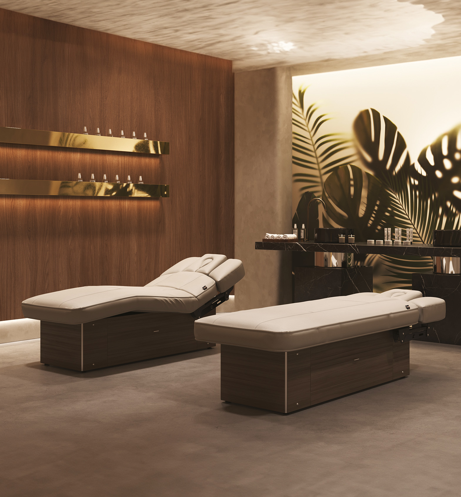 Spa massage tables \u0026 Esthetician beds | Lemispa EN, image size:1568x1690