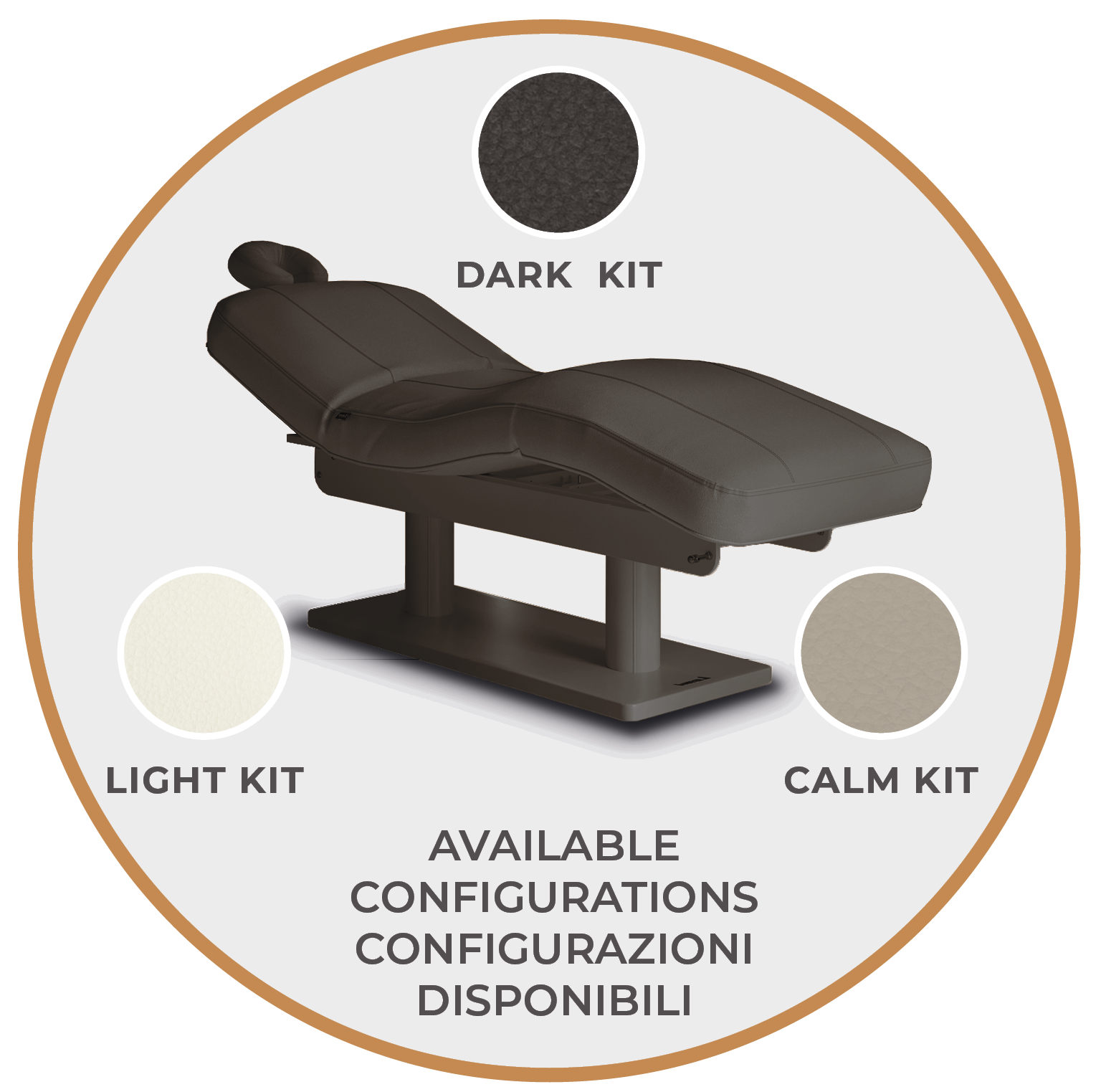Gemini Classic: spa table, 3 motors & Syncro | Lemispa EN